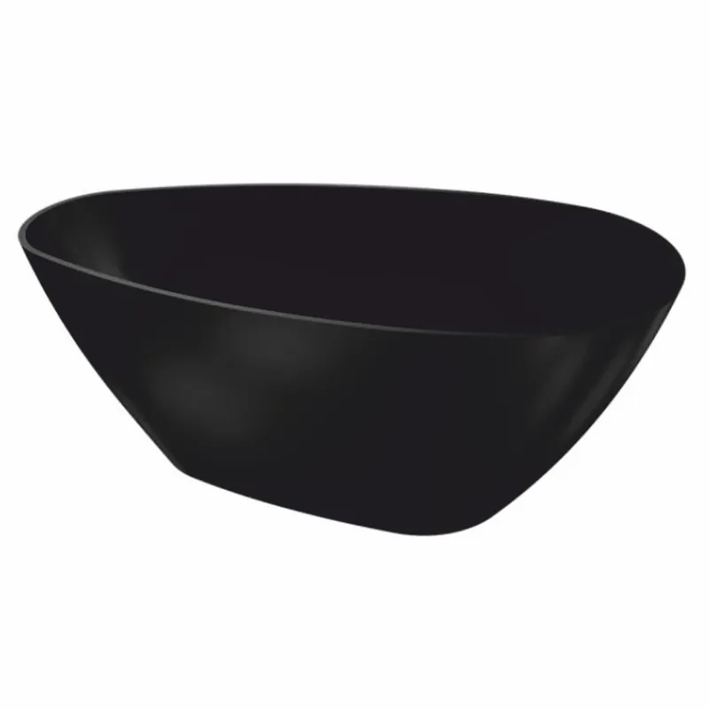 Casa Padrino Freistehende Luxus Badewanne Matt Schwarz 150 cm - Badezimmer Interior Rabatt