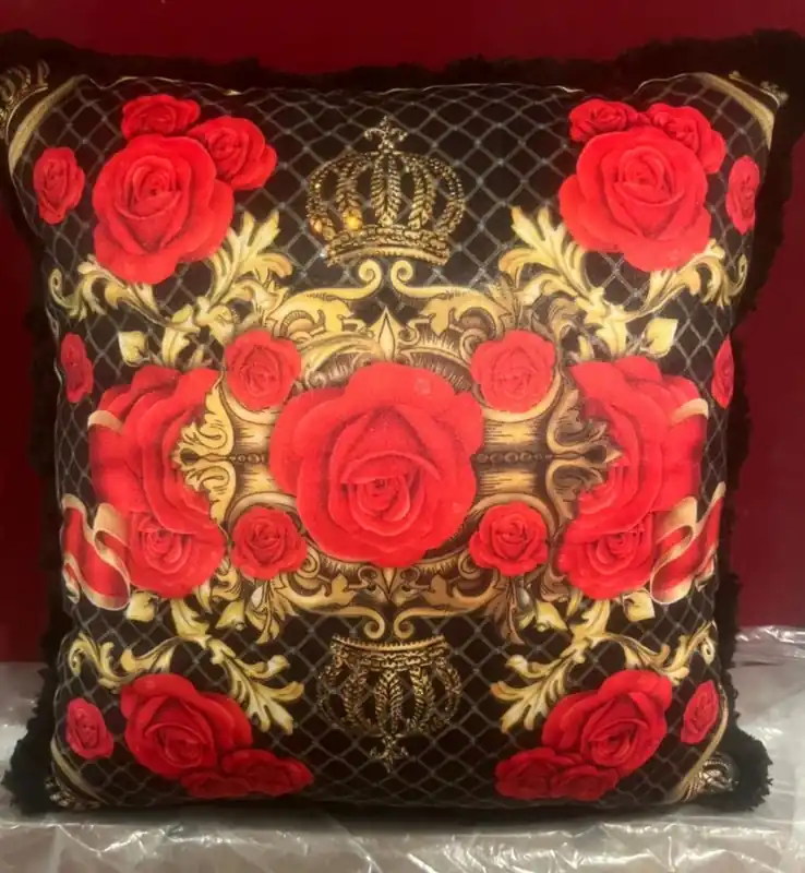 Harald Glööckler Luxus Deko Kissen Pompöös by Casa Padrino Kronen & Rosen 45 cm Bestpreis