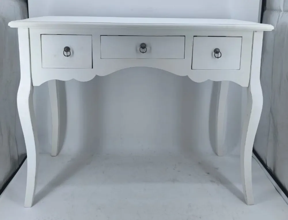 Sonderangebot Casa Padrino Landhausstil Konsole mit 3 Schubladen Weiß 98 cm - Landhausstil Möbel