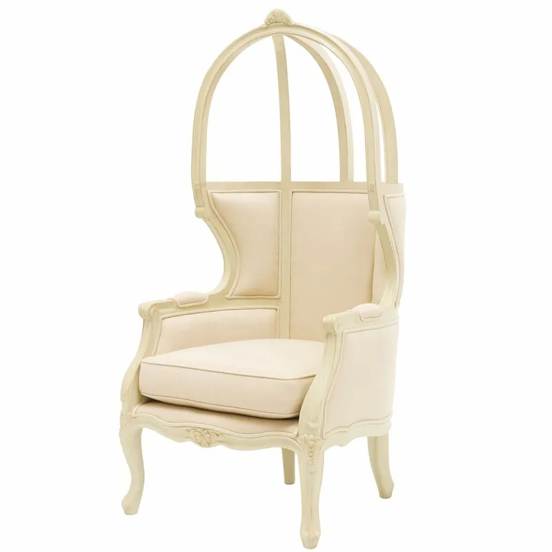 Sofort Bestellen Casa Padrino Luxus Barock Thron Sessel Creme - Prunkvolle Barockstil Möbel
