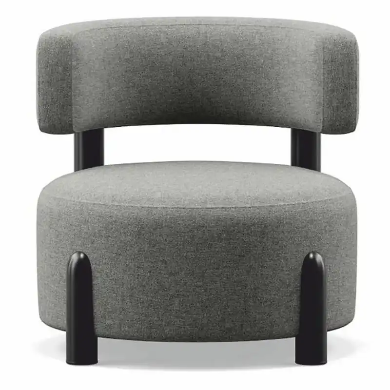 Angebot Casa Padrino Luxus Wohnzimmer & Hotel Sessel Grau / Schwarz 90 cm - Luxus Möbel