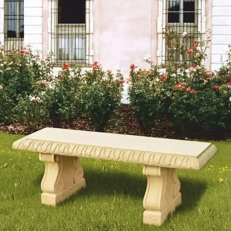 Direkt Vom Hersteller Casa Padrino Barock Gartenbank Beige 140 cm - Barock Garten Möbel - Made in Italy