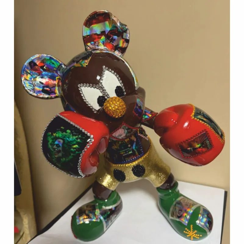 Casa Padrino Deko Figur Boxer Braun / Bunt H. 50 cm - Garten Skulptur Direkt Vom Hersteller