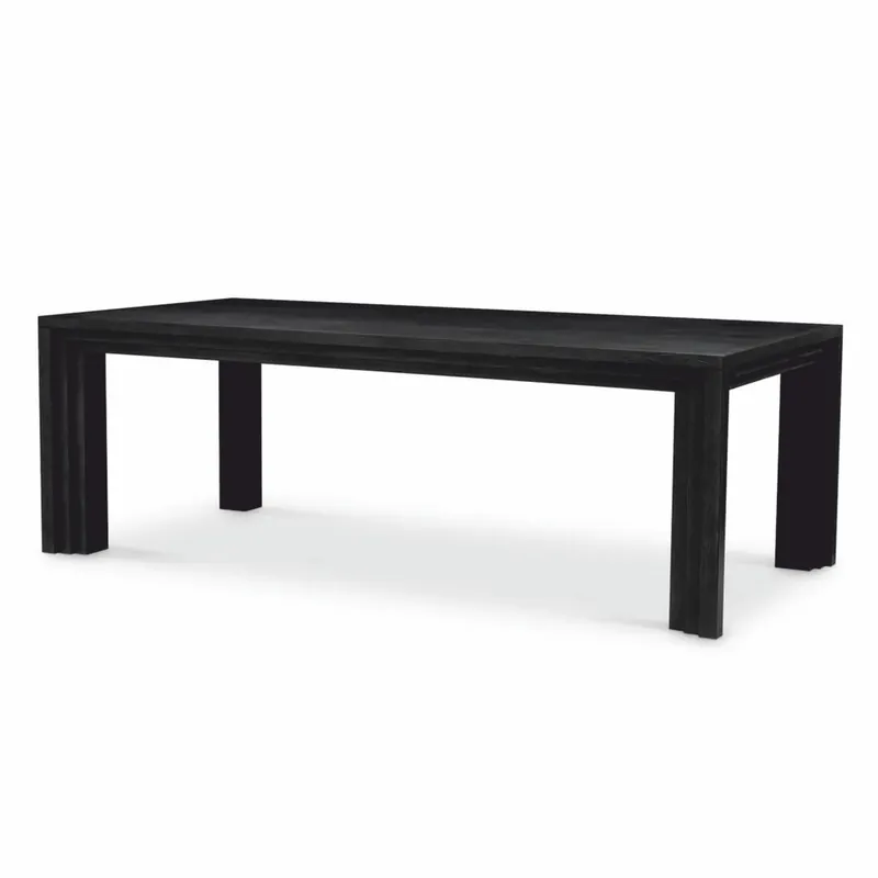 Highlight Casa Padrino Luxus Esstisch Schwarz 230 cm - Luxus Esszimmer Möbel