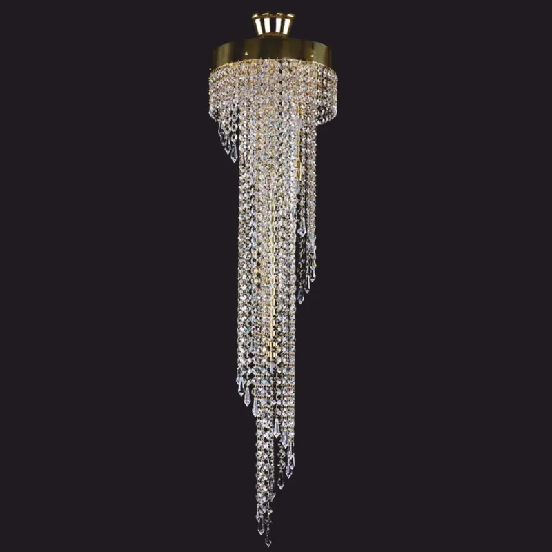 Neuheit Casa Padrino Luxus Barock Kristallglas LED Kronleuchter Gold H. 100 cm