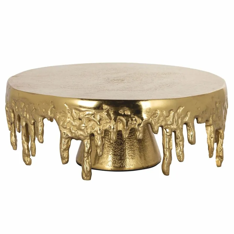 Online Kaufen Casa Padrino Luxus Kuchenteller Gold Ø 25 cm - Hotel & Restaurant Accessoires