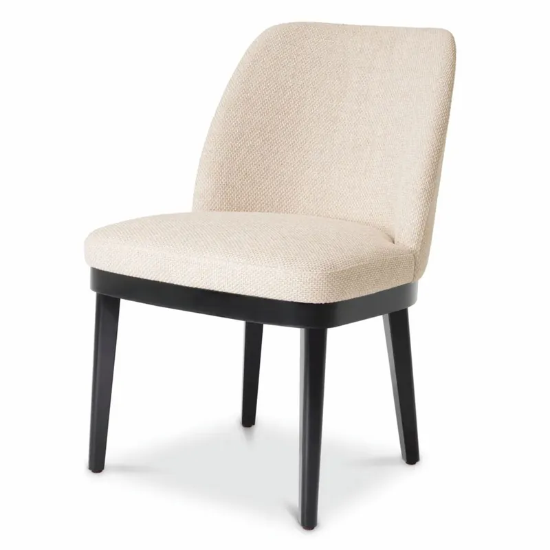 Preis Gesenkt Casa Padrino Luxus Esszimmer Stuhl Naturfarben / Schwarz H. 79 cm - Esszimmer Möbel