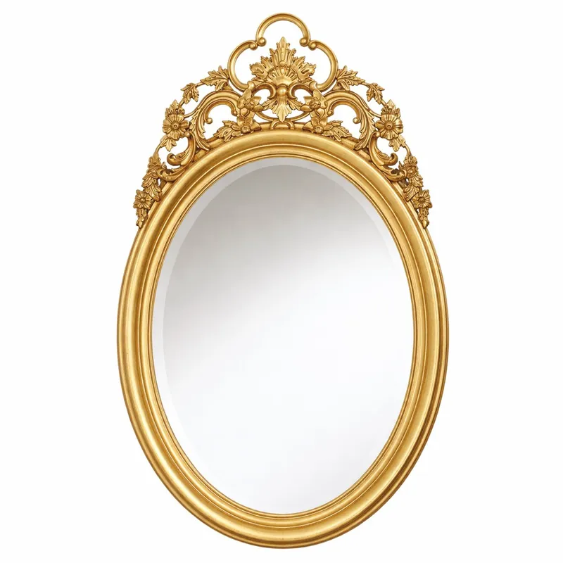 Sofort Bestellen Casa Padrino Luxus Barock Spiegel Gold H. 121 cm - Barock Möbel - Made in Italy