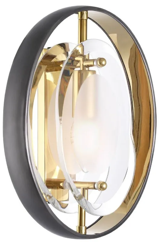 Casa Padrino luxury wall lamp black / gold 22.5 x 10 x H. 29.5 cm - Modern wall lamp - Luxury Lights Angebot