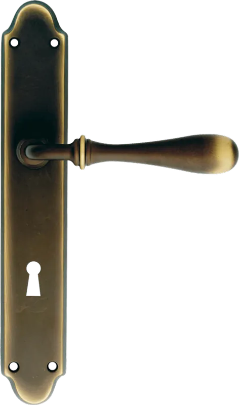 Casa Padrino Baroque Door Handle Set French Antique Style - Brass Doorknobs - Made in Italy Neue Ware