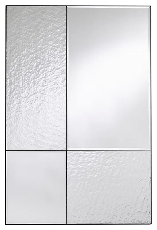 Casa Padrino luxury wall mirror black 80 x 2 x H. 120 cm - Hotel & Restaurant Mirror - Luxury Collection Ausverkauf