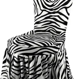 Online Kaufen Pompöös by Casa Padrino Luxury Baroque Castle Dining Chair Zebra Black / White - Pompööser Baroque Chair Designed by Harald Glööckler