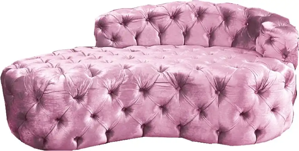 Bestseller Casa Padrino Luxury Chesterfield Velvet Chaise Longue - Different Colors - Living Room Furniture - Chesterfield Furniture