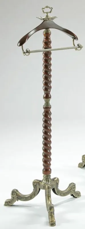 Super-Preis Casa Padrino luxury baroque dressboy brown / bronze 45 x 45 x H. 127 cm - Noble brass clothes rack - Baroque Coat Rack Hotel Furniture