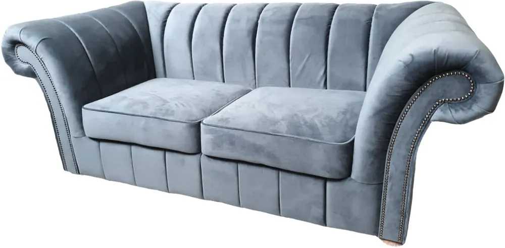 Direkt Vom Hersteller Casa Padrino luxury 2 seater sofa light gray 170 cm - Chesterfield furniture gray