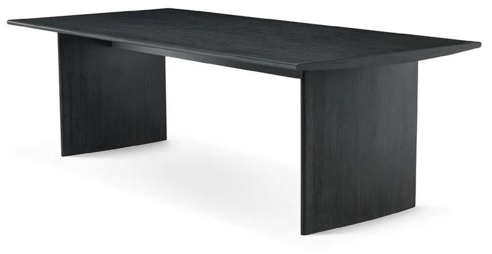 Günstig Casa Padrino luxury dining table anthracite gray 230 x 110 x H. 76 cm - Solid wood kitchen table - Rectangular dining room table - Luxury dining room furniture