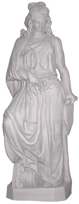 Top-Preis Casa Padrino Luxury Art Nouveau Decoration Sculpture Lady Gray H. 135 cm - Magnificent Ceramic Statue - Handmade Decoration Figure - Garden & Terrace Decoration Accessories