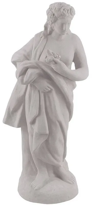 Casa Padrino Luxury Art Nouveau Decoration Sculpture Lady Gray H. 93 cm - Magnificent Ceramic Statue - Handmade Decoration Figure - Garden & Terrace Decoration Accessories Neuheit