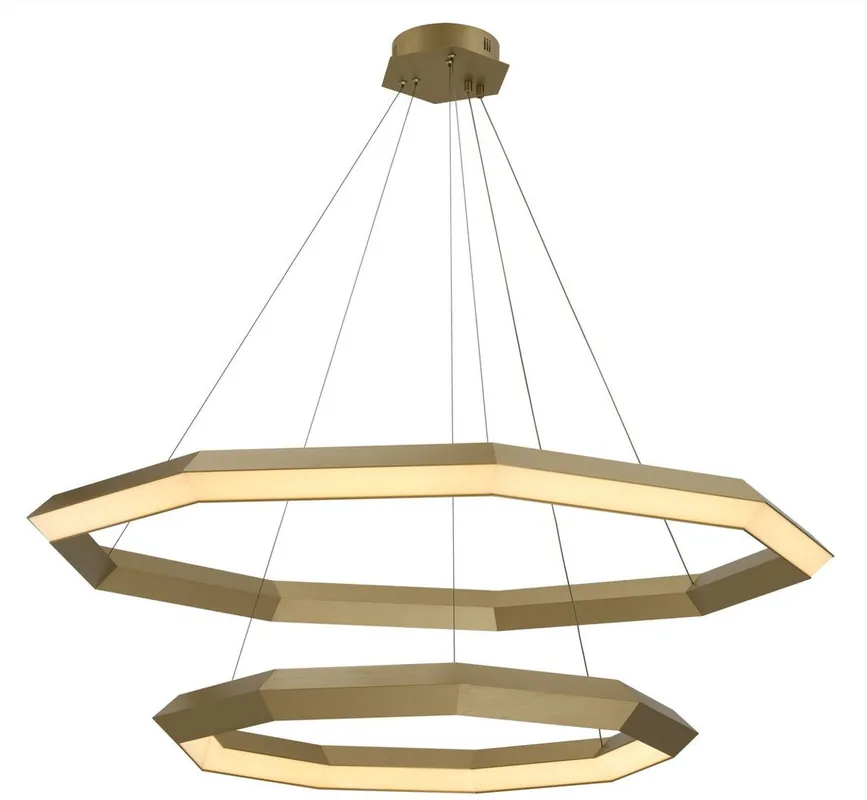 Casa Padrino luxury LED chandelier antique brass Ø 120 x H. 245 cm - Luxury Quality Echt