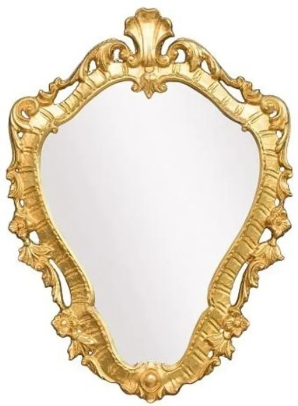 Sonderaktion Casa Padrino Luxury Baroque Mirror Gold 41 x 3 x H. 57 cm - Baroque Wall Mirror - Noble & Sumptuous