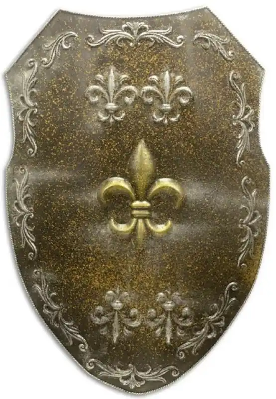 Knallerangebot Casa Padrino metal knight shield antique silver / rust 49 x H. 71 cm - Medieval Decoration - Wall Decoration