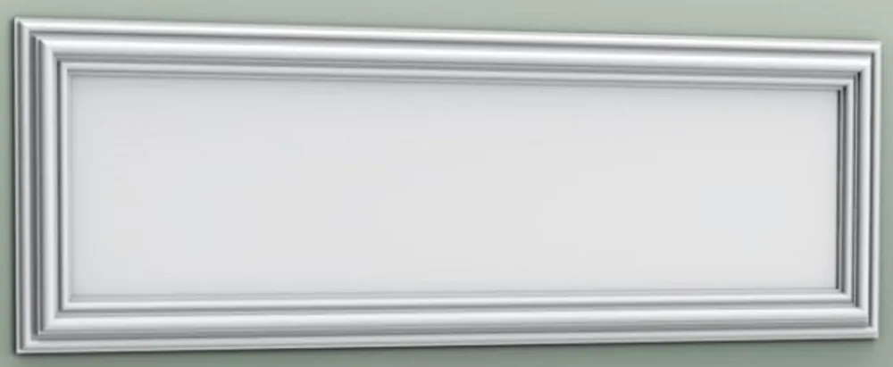 Ausverkauf Casa Padrino wall panel white 150 x 3.2 x H. 50 cm - Baroque & Art Nouveau Decoration Accessories