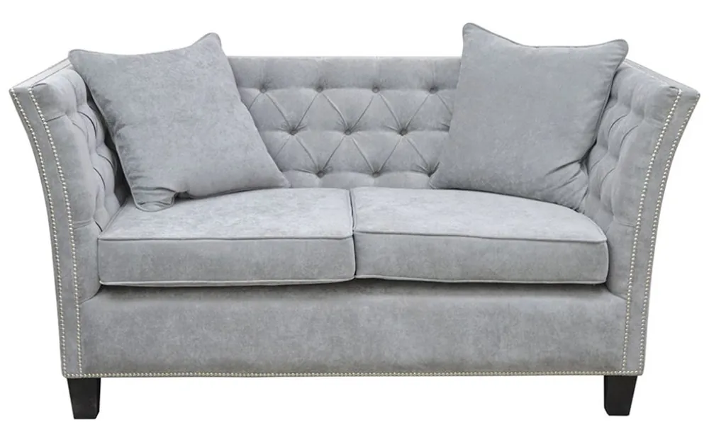 Top-Angebot Casa Padrino Luxury Chesterfield Velvet Sofa with Pillows 174.5 x 91 x H. 86 cm - Various Colors - Living Room Furniture - Chesterfield Furniture
