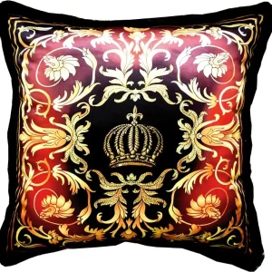 Schneller Versand Huge XXL luxury baroque pillow Pompöös by Casa Padrino by Harald Glööckler 80 x 80 cm with sparkling rhinestones