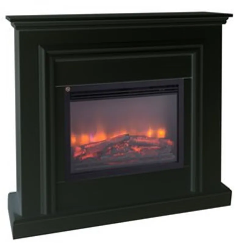 Casa Padrino electric fireplace black Baroque Art Nouveau B 110 x H 95 x D 34 cm ModG1 - Electric fireplace - living room fireplace Neue Kollektion