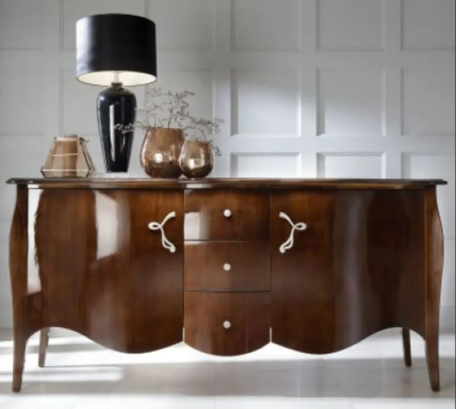Meistverkauft Casa Padrino luxury baroque chest of drawers brown 201 cm - sideboard art deco furniture