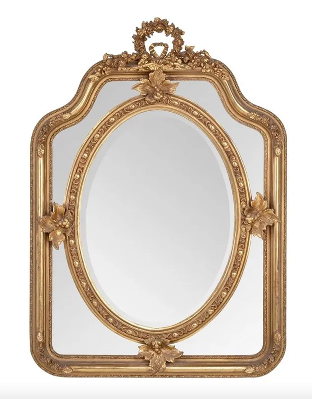 Heißes Angebot Casa Padrino baroque mirror gold 90 x H 120 cm - wall mirror antique style living room furniture