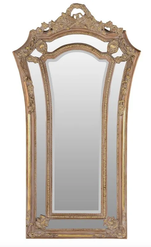 Casa Padrino baroque wall mirror brown / gold 115 x H. 207 cm - baroque style mirror antique style furniture Mega-Angebot