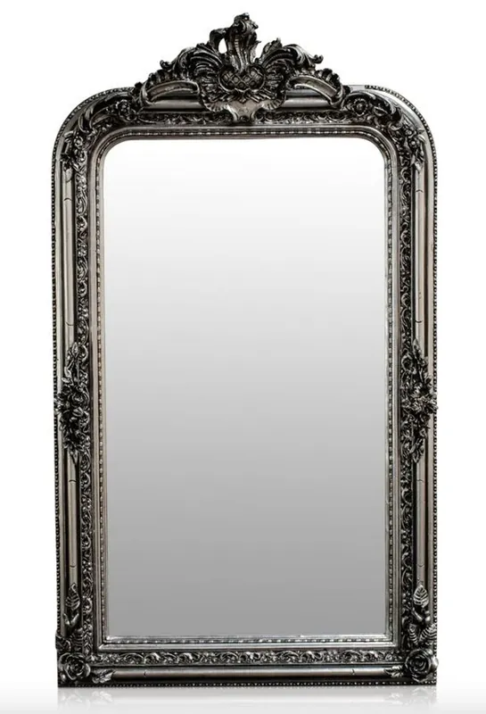 Casa Padrino baroque mirror silver antique style 90 x H. 160 cm - wall mirror furniture Top-Seller
