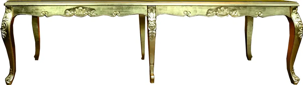 Huge long Casa Padrino baroque luxury dining table gold 300 cm x 100 cm - dining table - Made in Italy - Luxury Collection Finale Aktion