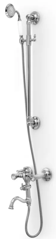 Casa Padrino luxury Art Nouveau bath mixer with shower bar and hand shower - Different Colors - Retro Bathroom Accessories Günstig