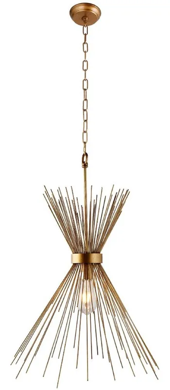 Casa Padrino luxury pendant lamp antique gold Ø 40 x H. 50 cm - Elegant stainless steel pendant light - Luxury Lights Preiswert