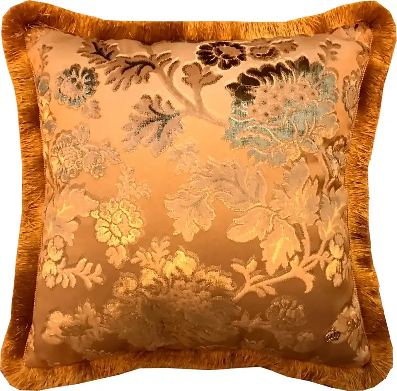 Garantierte Lieferung Luxury pillow Pompöös by Casa Padrino by Harald Glööckler Elegance Collection baroque pattern gold / gold 50 x 50 cm - luxury pillow