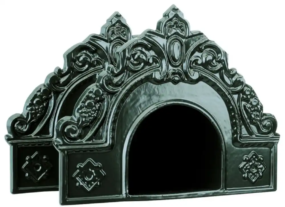 Casa Padrino Art Nouveau garden hose wall holder green 33 x 18 x H. 25 cm - Nostalgic aluminum hose wall holder - Baroque & Art Nouveau Garden Accessories Neu Im Sortiment