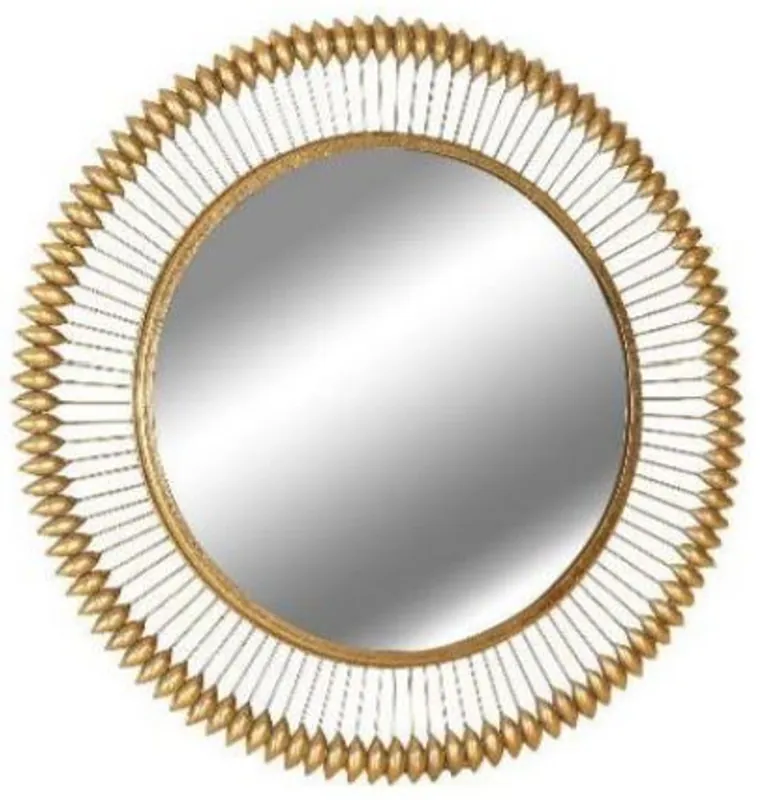 Casa Padrino designer mirror gold Ø 90 cm - Modern metal wall mirror powder coated with gold foil - Luxury decorative accessories Jetzt Kaufen