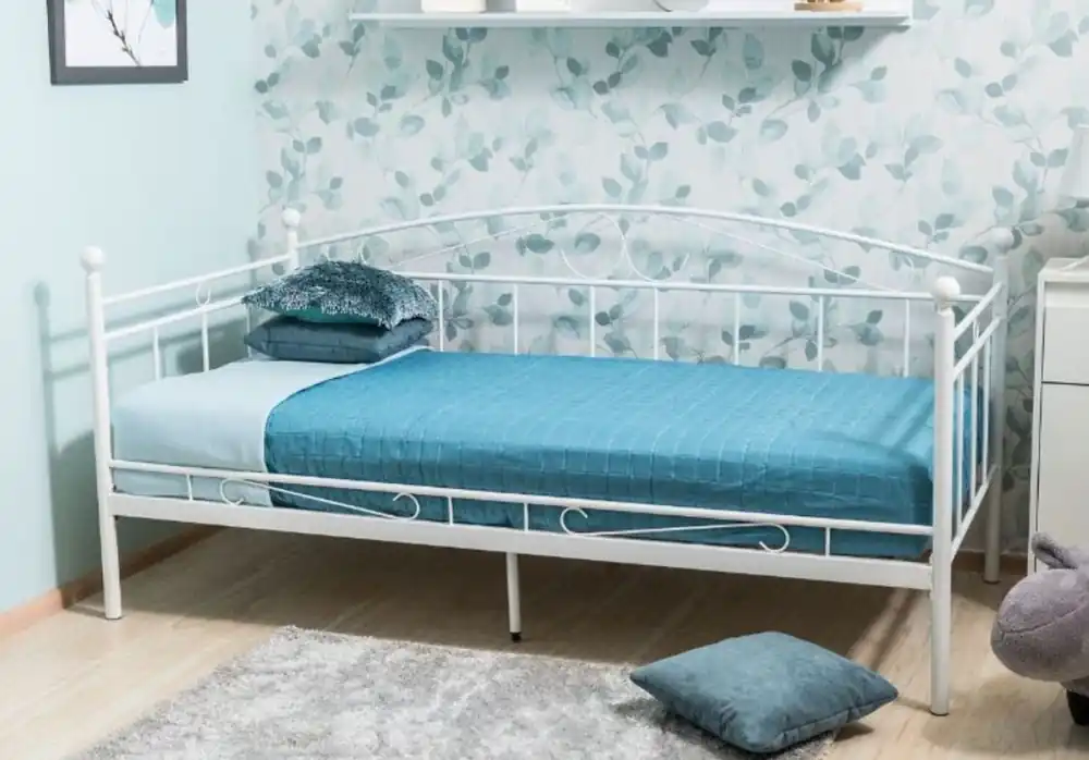 Casa Padrino country style bed 209 x 98 x H. 95 cm - Different Colors - Metal single bed - Bedroom furniture in country style Preis Gesenkt
