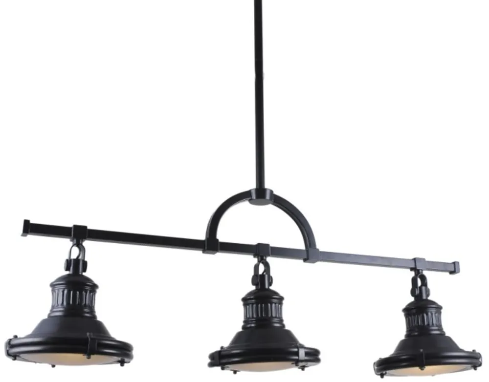 Top-Seller Casa Padrino Industrial Design Hanging Light Black 79 cm - Industrial Metal Lamp - Industrial Light - Industrial Design Lights