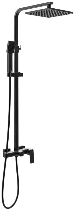 Angebot Casa Padrino luxury shower set with overhead shower and hand shower black - Shower fitting - Shower column - Luxury bathroom accessories