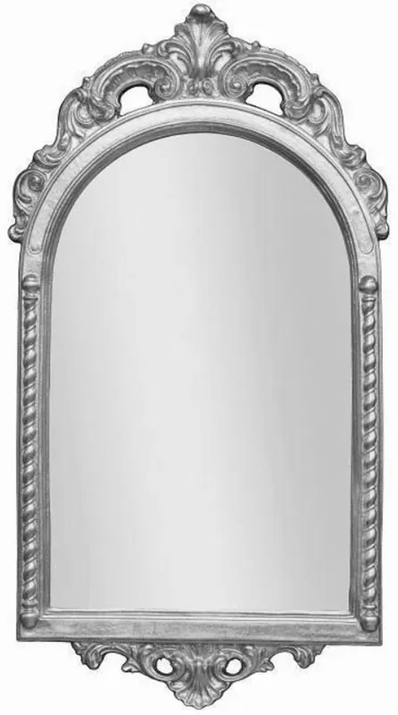 Casa Padrino baroque mirror silver 51 x 5 x H. 93 cm - Elegant wall mirror in baroque style - Baroque Furniture Garantierte Lieferung