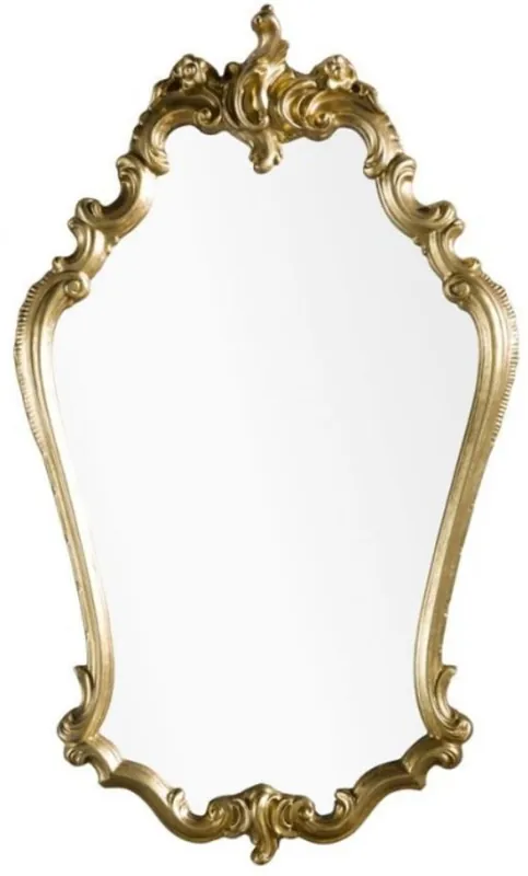 Must-Have Casa Padrino baroque mirror gold 57 x 5 x H. 95 cm - Magnificent wall mirror in baroque style - Wardrobe mirror - Living room mirror - Baroque Furniture