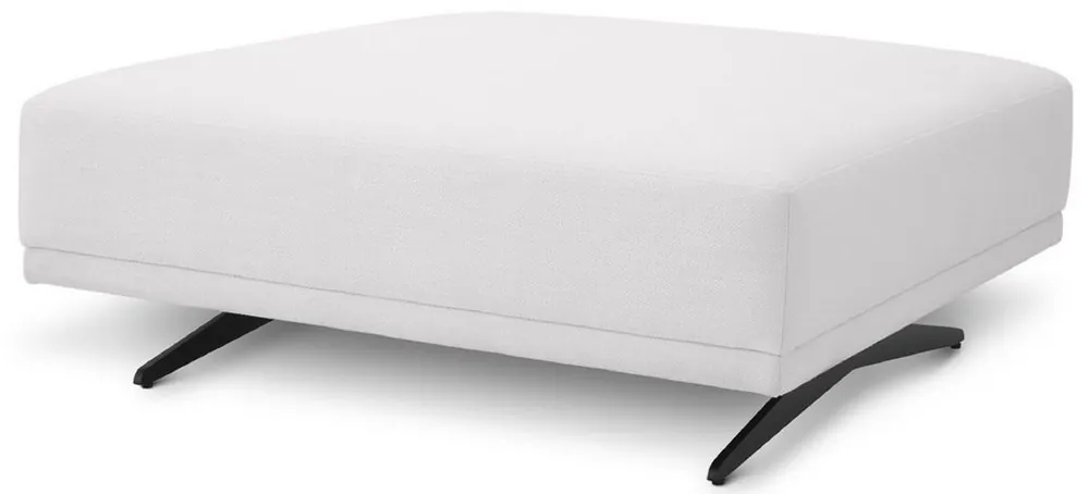 Top-Angebot Casa Padrino luxury stool white / bronze 108 x 108 x H. 41 cm - Ottoman - Luxury Living Room Furniture