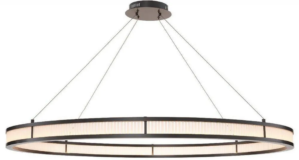 Casa Padrino luxury LED chandelier bronze / white Ø 139 cm - Modern round chandelier - Living Room Chandelier - Hotel Chandelier Saisonangebot