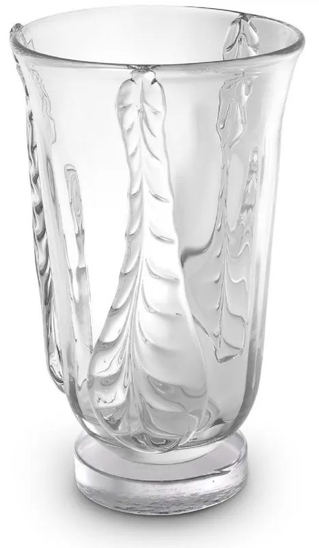 Beliebt Casa Padrino luxury decorative glass vase Ø 26 x H. 42 cm - Elegant hand blown flower vase - Decoration Accessories