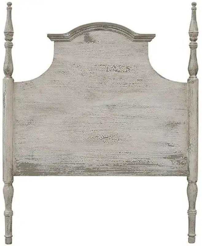 Casa Padrino Luxury Country Style Solid Wood Bed Headboard Antique Gray - Different Sizes - Handcrafted Bedroom Furniture in Country Style Direkt Vom Hersteller