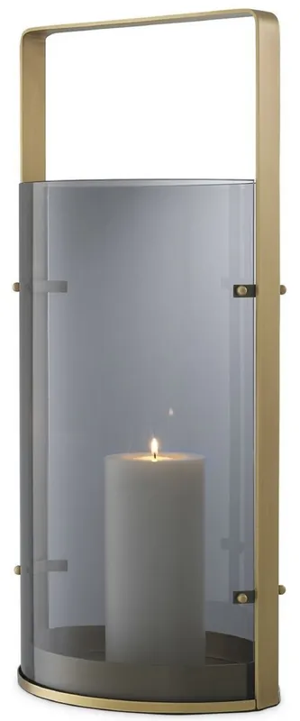 Casa Padrino luxury candle holder antique brass / gray 29.5 x 21 x H. 65 cm - Gastronomy Accessories - Luxury Quality Kracherpreis