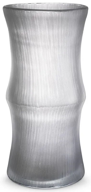 Casa Padrino luxury decorative glass vase Ø 18 x H. 37,5 cm - Elegant hand blown flower vase - Decoration Accessories Direkt Vom Hersteller